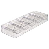 Trademark Chip Rack 66.7 Millimeter Size for Paulson Chips Chip Tray, Clear