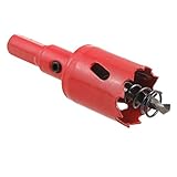 uxcell ウッドプラスチックドリル　リングボリングバイメタルホールソー25mm　アルミニウムツールハードウェア