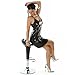 Traumhaftes Cocktailkleid Schwarz Silber (8177)