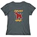 T-Shirt Womens Dark Silver " ABSOLUTELY Soft Coated Wheaten Terrier CRAZY " Dogs