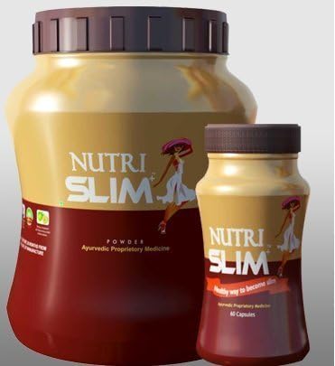 Nutrislim Powder 500 gm &amp; Nutrislim Cap 60 Cap Combo Pack Fast Shipping By FEDEX/USPS