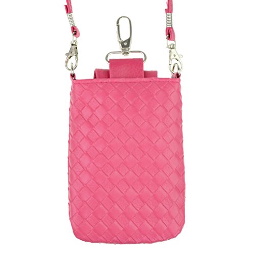 Rbenxia Cellphone Bag Woven Leather Crossbody Case Cover Pouch Purse Hand Bag for Smartphone Rbenxia Cellphone Bag Woven Leather Crossbody Case Cover Pouch Purse Hand Bag for Smartphone