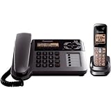 Panasonic KX-TG1061M Cordless/Corded Phone with Answering Machine, Metallic Grey