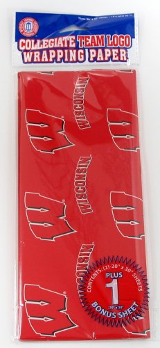 NCAA Wisconsin Badgers Wrapping Paper