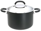 Meyer Circulon 2 Hard Anodised Stockpot with Total® Non-stick coating, 24 cm, 7.6 Litre