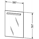 Duravit 9614 Medicine Cabinets - Mirrors