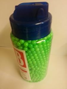 1 x 2000bb 6mm BB Gun Pellets Airsoft Bullets GREEN COLOUR