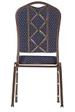 National Public Seating 9300 Vinyl/ DB-BX (Set of 2) Series 9300 Vinyl Silhouette Banquet Stacker wi
