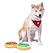 ZippyPaws Donutz - No Stuffing Dog Toys to Keep Them Busy, for Small and Medium Dogs, Squeaky Pet Toy for Boredom, Unstuffed Chew Toy, Soft Plush Puppy Products, Funny Food Toy - Mint Chip Donut