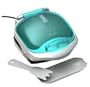 George Foreman GR10ABWT Champ Grill with Bun Warmer, Teal