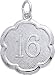 16: Number Charm by Rembrandt Charms