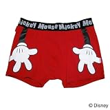 ボクサーパンツ Disney(ディズニー) ミッキーマウス レッド