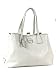 Coach Signature Leather Patent Framed Carryall Bag 15658 White