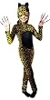 Child's Cheetah Cat Girl Halloween Costume (Size: X-Small 4-6)