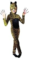 Cheetah Cat Girl Child Costume