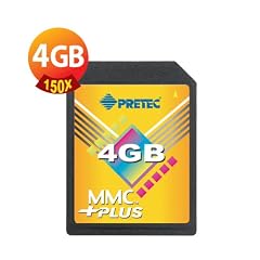 PRETEC Multimedia Card MMCplus (MMC 4.0) 4GB
