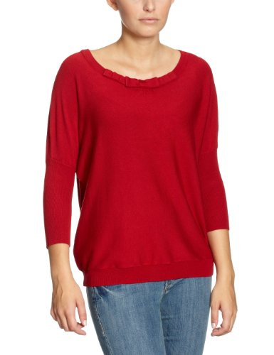 NafNaf Damen Pullover U33, Gr. 36 (S), Rot (1514 Rouge Baiser) Preisvergleich