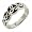 Celtic Triple Spiral Sterling Silver Ring Size 6