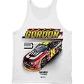 Jeff Gordon #24 NASCAR Race Tank Top-White
