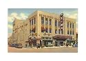 Kimo Theatre, Albuquerque, New Mexico Architecture Art Poster Print, 17x11