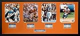 Bob Griese, Larry Csonka, Paul Warfield and Dan Marino Miami Dolphins Greats Dynasty Collage Plaque