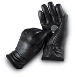 Ladies Italian Leather Dress Gloves Black