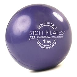 Stott Pilates Toning Ball (Purple, 1 Pound)