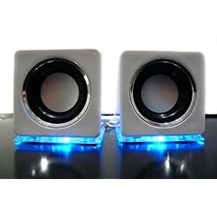 Design USB Lautsprecher Boxen in Wei�
