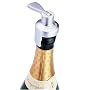 Screwpull Metal Champagne Crown Sealer, Satin Chrome