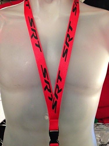 Srt Lanyard Dodge Charger Keychain R/t Hoodie T-shirt Srt-8 Srt-10 Hemi Red Black