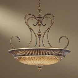 Minka Raffine Aged Patina 3 Light Pendant 967-243