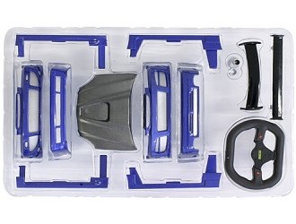 Childrens Toyshop  Toys : Radio Remote Controlled Honda Civic Body Kit (1:28 scale by Xmods) in Blue