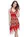 Ever Pretty Vogue Lace Sequined V-neck Chic Cocktail Party Club Dress 00045