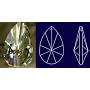 76mm Teardrop Crystal Prisms #873-76