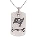 Men's NFL Titanium Dog Tag with Chain- Bucs