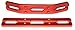 RC Raven T-Maxx and E-Maxx Red Anodized Aluminum Bumper Set