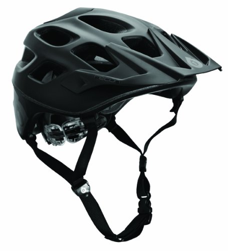 12 SIXSIXONE RECON STEALTH MTB HELMET MATTE BLACK S/M