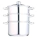 Clearview Stainless Steel Three Tier Steamer 16cm