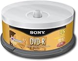 SONY 25-CT 4.7 GB DVD-R SPNDLE