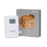 Contemporary Clock with Temperature and Humidity