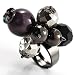 Oversized Bead Cluster Cocktail Ring