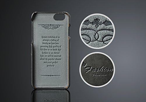 Hwisdom Iphone Wallet Case with Credit Card Id Holders for Iphone (iphone6plus 5.5-Grey)