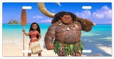 MOANA AND MAUI Vanity License Plate