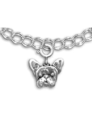 Sterling Silver French Bulldog Charm for Charm Bracelet by the Magic Zoo