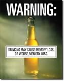 Memory Loss Metal Tin Sign 12.5"W x 16"H