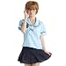 【ワールド☆コスチューム】 水色セクシー系☆学生服 / セーラー服 コスプレ 女子高生 【dw061】