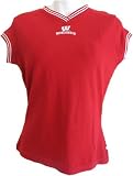 Women's Wisconsin Badgers Preppy-Tee Dark Red/White