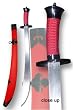 Premium Wushu Broadsword W/ Red Scabbard