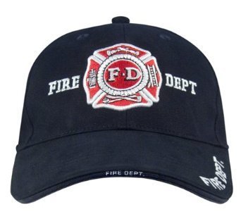 9365	Navy Blue Fire Dept insignia hat (adj)