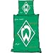 Produkteigenschaften:Bis auf die Saison 1980/1981 geh�rt Werder Bremen ununterbrochen der 1. Liga 
an. Bisher konnte Bremen den deutschen Meistertitel vier Mal erringen. Legend�r sind die Spiele im 
Europapokal. Die Fans wissen zu berichten, dass es besonders im eigenen Stadion berauschende Spiel 
gab. Werder Bremen glaubt fest daran, bald wieder auf der europ�ischen B�hne zu spielen.Die Fan 
Bettw�sche 